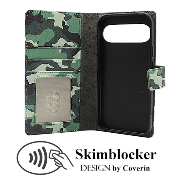 Skimblocker Google Pixel 9 Pro 5G Plånboksfodral Design
