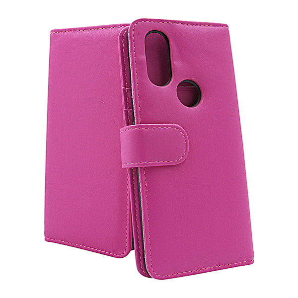 Skimblocker Plånboksfodral Motorola One Vision Hotpink