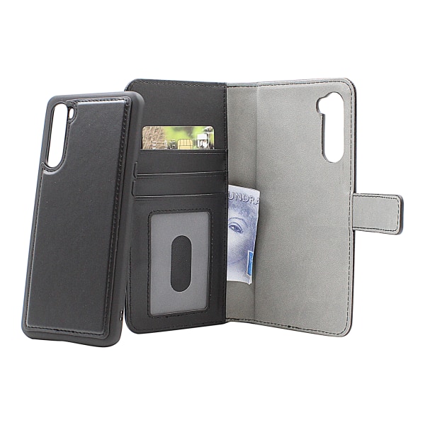 Skimblocker Magnet Wallet OnePlus Nord (Svart) Svart