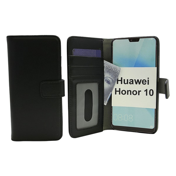 Skimblocker Magnet Wallet Huawei Honor 10 Svart