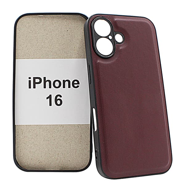 Magnetskal iPhone 16 Mörkröd