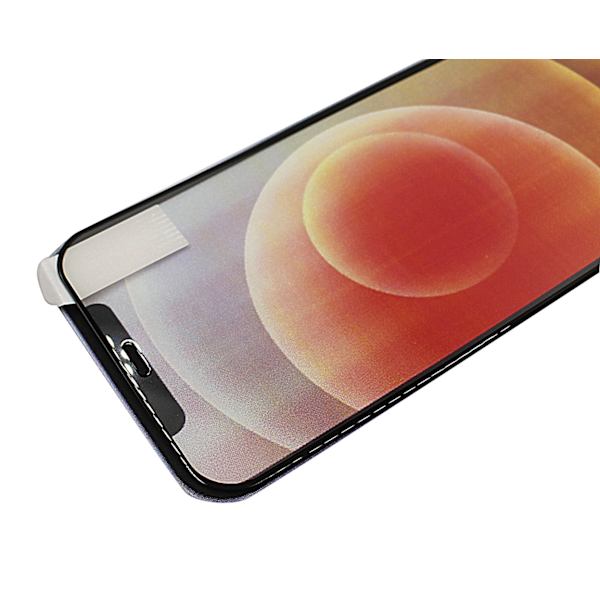 Full Frame Glas skydd iPhone 12 Pro (6.1) (Svart)