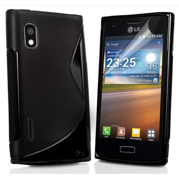 S-Line skal LG Optimus L5 Svart