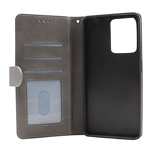 Zipper Standcase Wallet Xiaomi Redmi Note 12 Pro 5G Grå