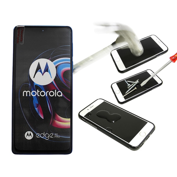 Full Frame Glas skydd Motorola Edge 20 Pro