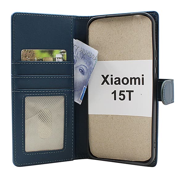 Skimblocker Xiaomi 15T Plånboksfodral Brandy