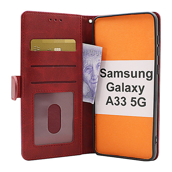 Zipper Standcase Wallet Samsung Galaxy A33 5G (A336B) Lila