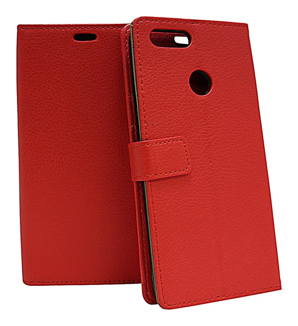 Standcase Wallet Huawei Honor 7X Röd