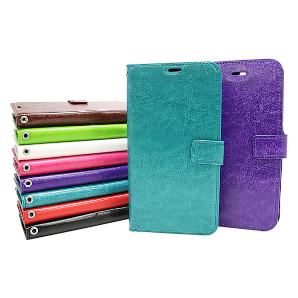 Crazy Horse Wallet Huawei Y6 2018 Röd