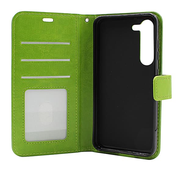 Crazy Horse Wallet Samsung Galaxy S23 5G Grön