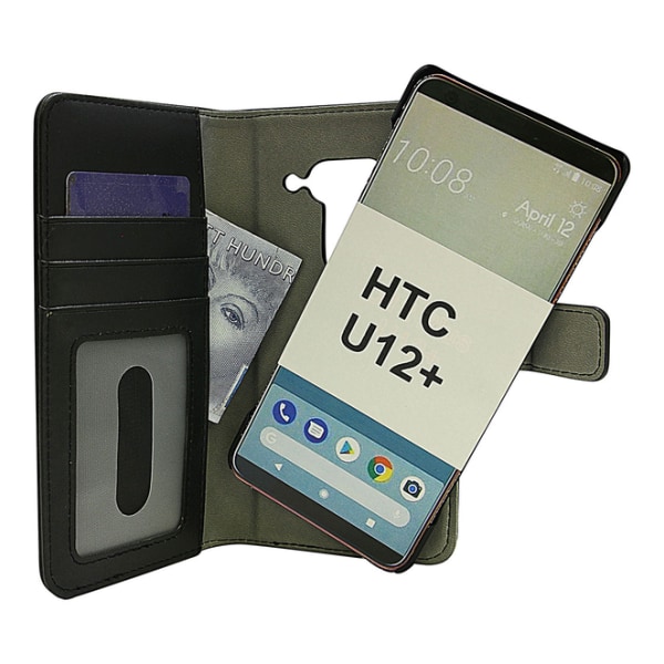 Skimblocker Magnet Wallet HTC U12 Plus / HTC U12+ Lila