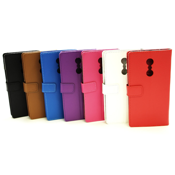 Standcase Wallet Lenovo K6 Note Hotpink