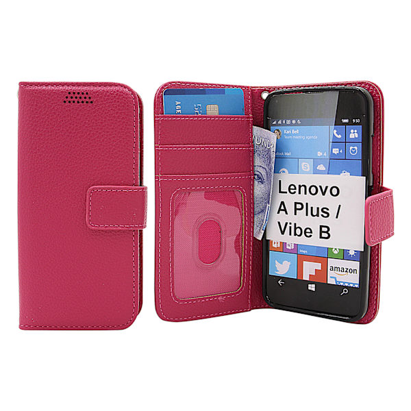 New Standcase Wallet Lenovo B / Vibe B (A2016a40) Hotpink