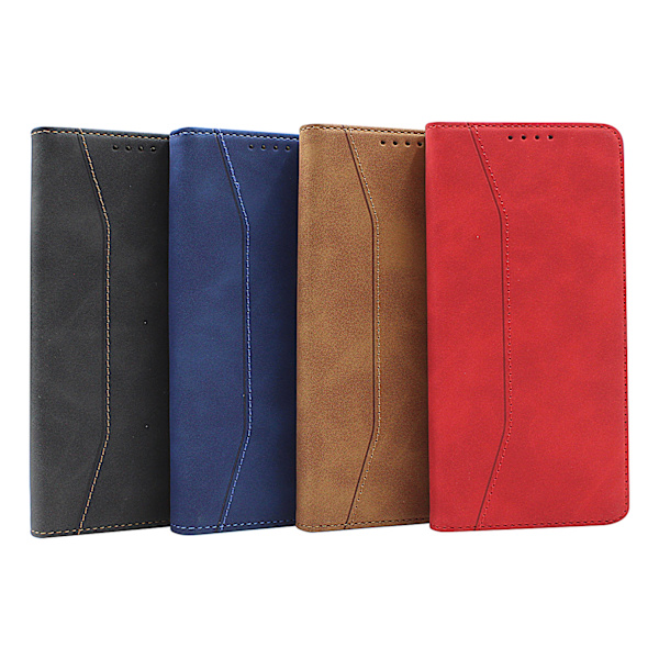 Fancy Standcase Wallet iPhone 13 Pro Blå