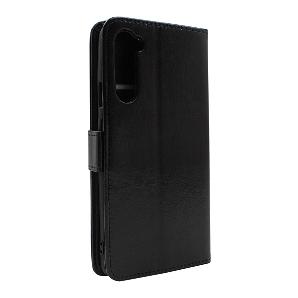 Crazy Horse Wallet OnePlus Nord (Svart) Turkos