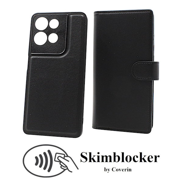 Skimblocker Motorola Moto G75 5G XL Magnet Plånboksfodral