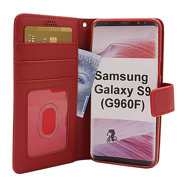 Standcase Wallet Samsung Galaxy S9 (G960F) Röd