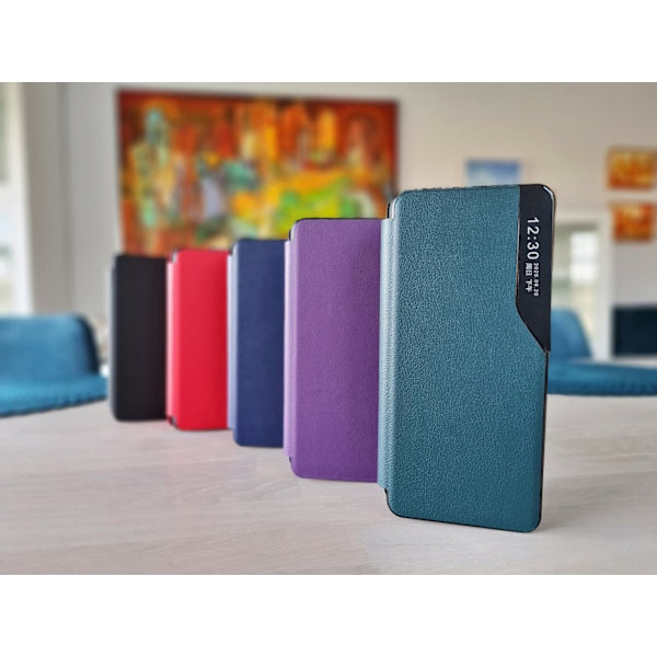 Smart Flip Cover Xiaomi Redmi Note 9s / Note 9 Pro Röd