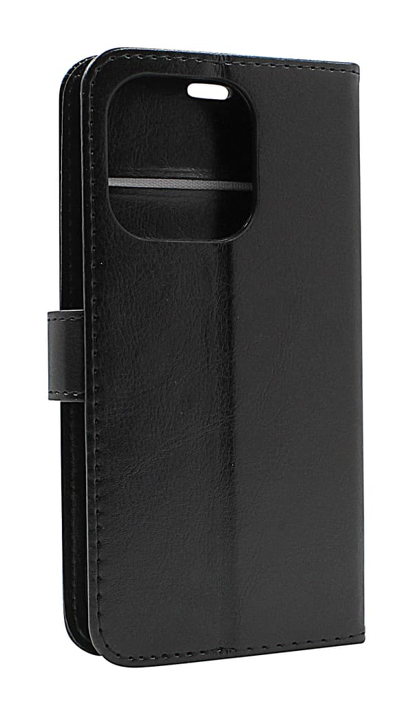 Crazy Horse Wallet iPhone 15 Pro Hotpink