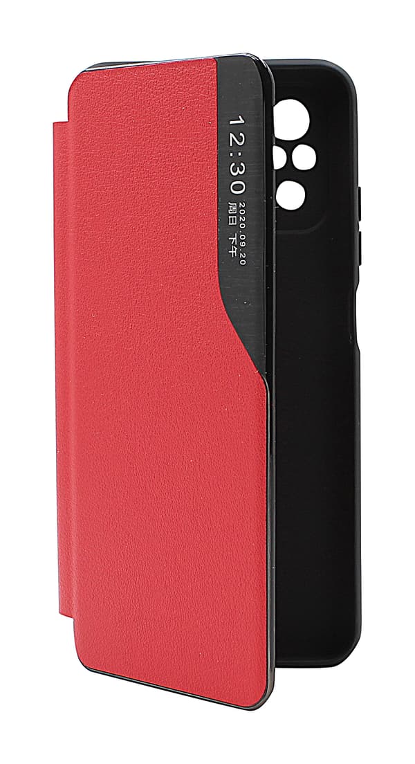Smart Flip Cover Xiaomi Redmi Note 10 Röd