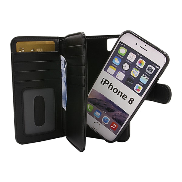 Skimblocker XL Magnet Wallet iPhone 8 Svart G671