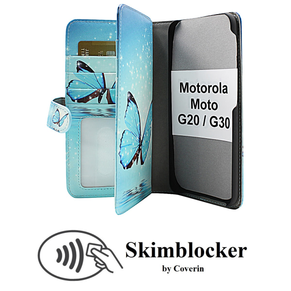 Skimblocker XL Designwallet Motorola Moto G20 / Moto G30