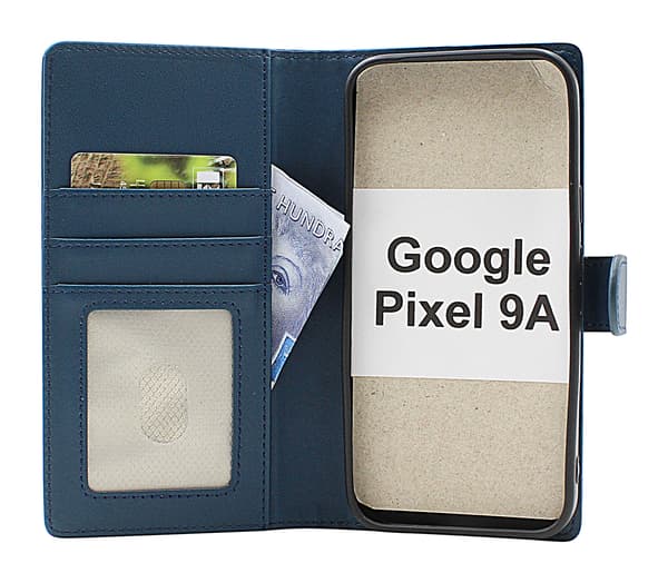 Skimblocker Google Pixel 9a Plånboksfodral Petrol