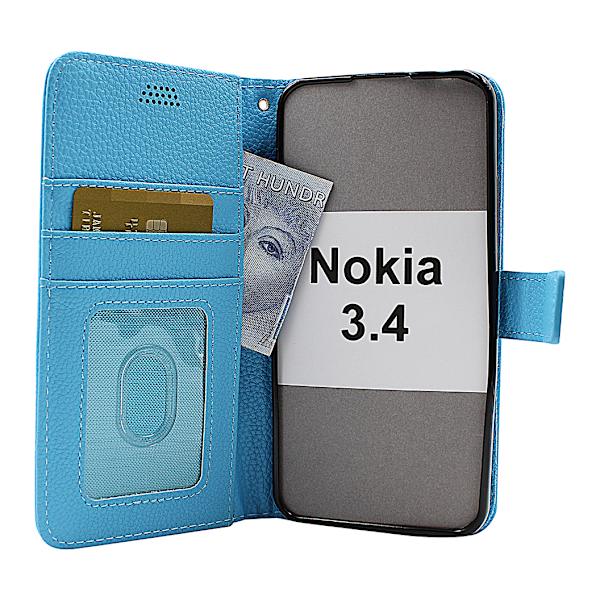 New Standcase Wallet Nokia 3.4 Svart