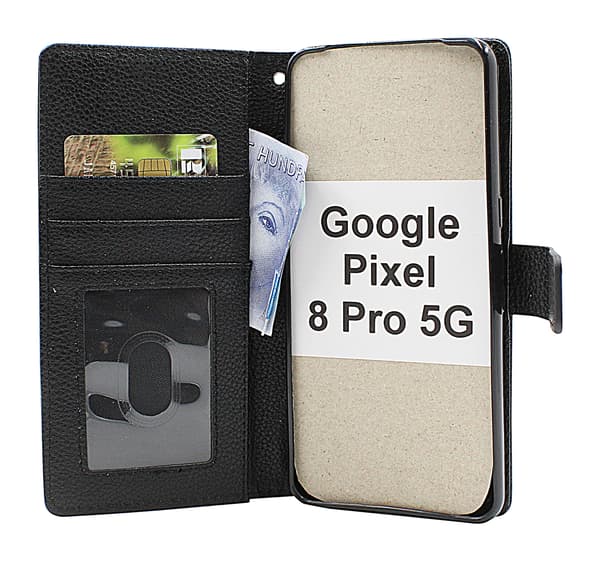 Crazy Horse Wallet Google Pixel 8 Pro 5G Brun