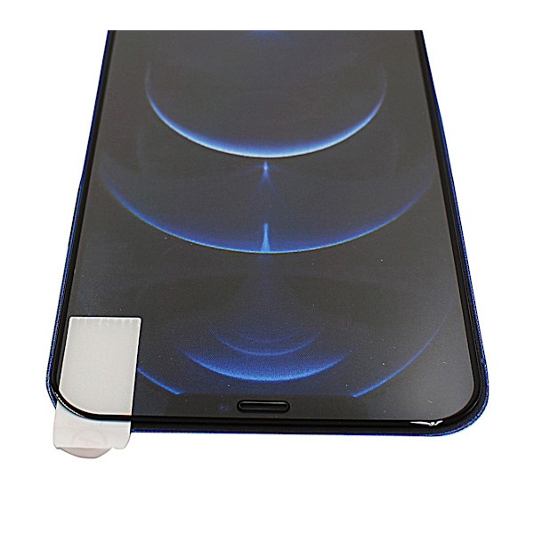 Full Frame Glas skydd iPhone 12 Pro Max (6.7) (Svart)