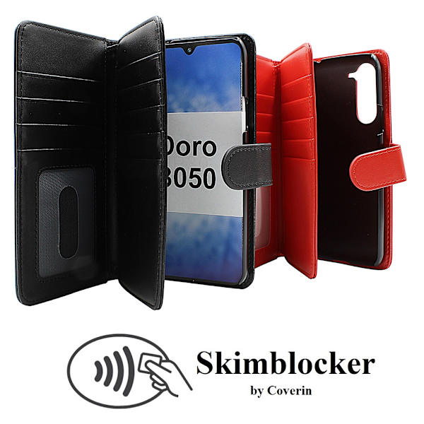 Skimblocker XL Wallet Doro 8050 Röd