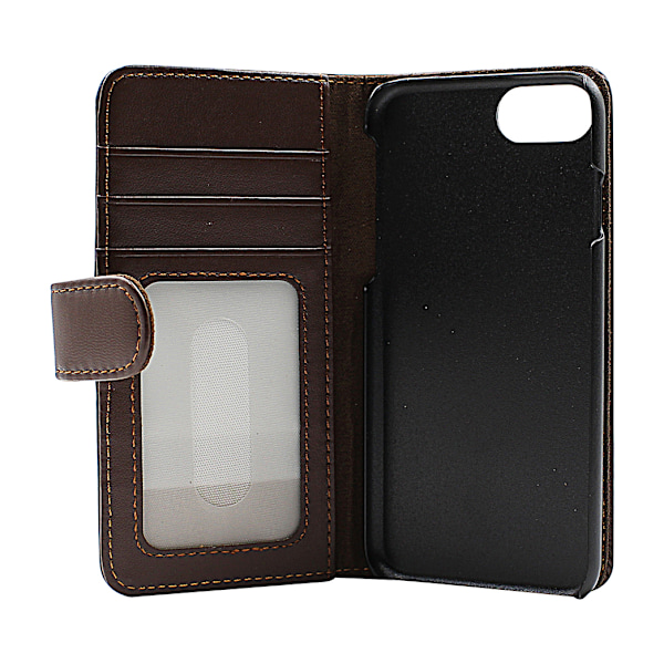 Skimblocker Plånboksfodral iPhone 7 Brun