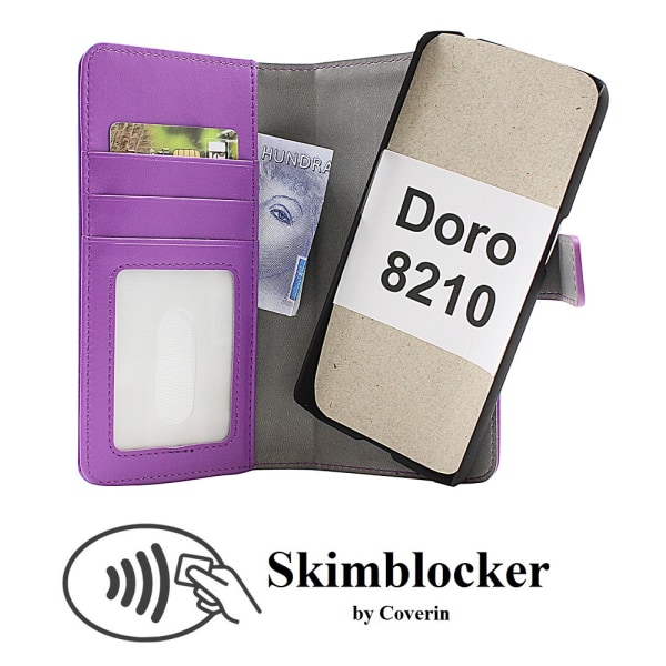 Skimblocker Magnet Fodral Doro 8210 Lila