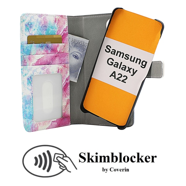 Skimblocker Magnet Designwallet Samsung Galaxy A22