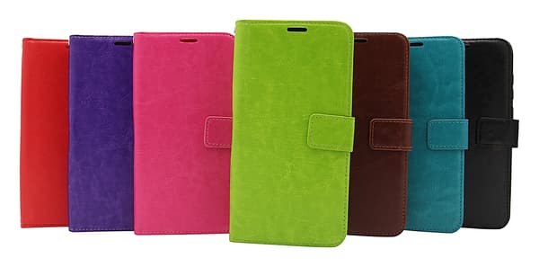 Crazy Horse Wallet Xiaomi Redmi Note 8 Pro Turkos