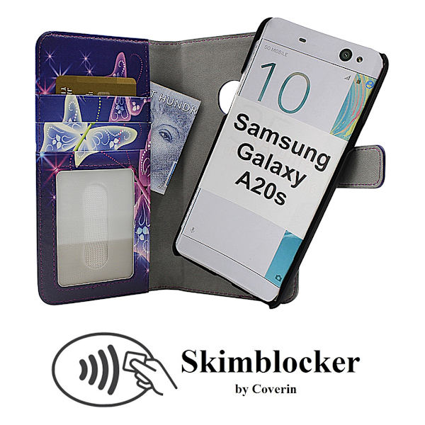 Skimblocker Magnet Designwallet Samsung Galaxy A20s (A207F/DS)