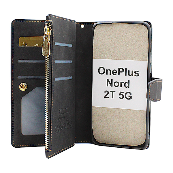 XL Standcase Lyxfodral Oneplus Nord 2T 5G Marinblå