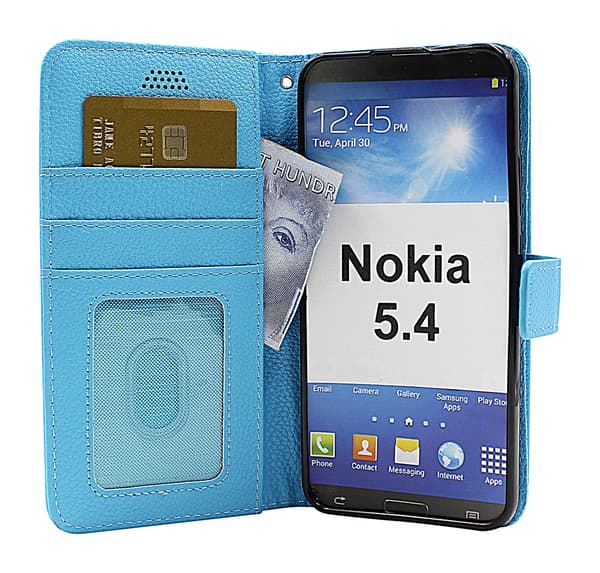 New Standcase Wallet Nokia 5.4 Svart