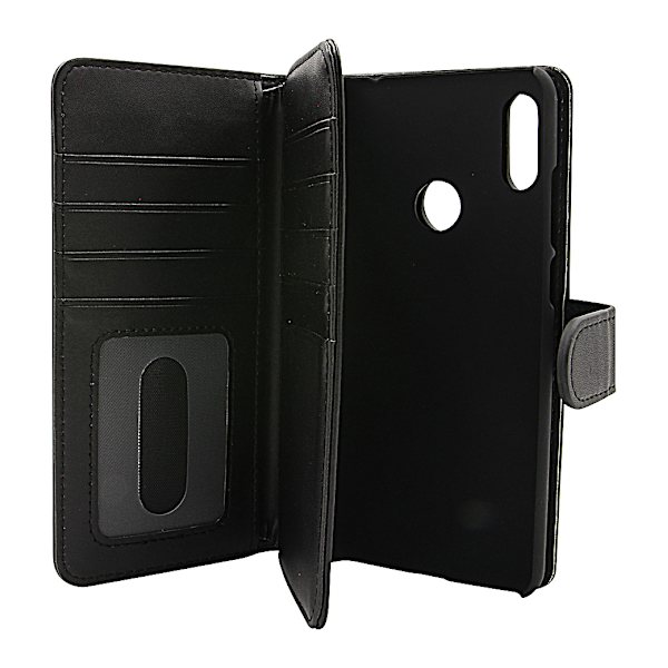 Skimblocker XL Magnet Wallet Huawei Y6s Svart