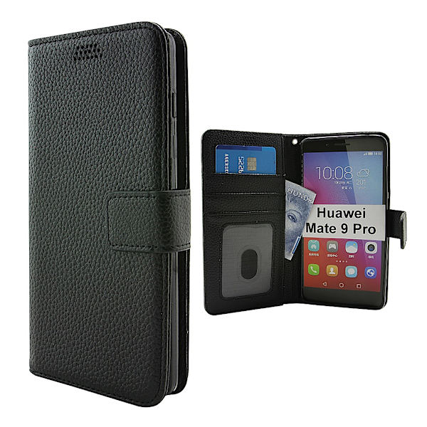 New Standcase Wallet Huawei Mate 9 Pro (LON-L29) Svart