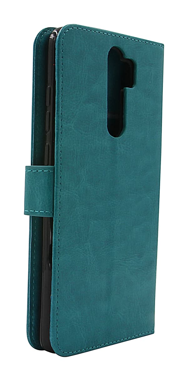 Crazy Horse Wallet Xiaomi Redmi Note 8 Pro Turkos