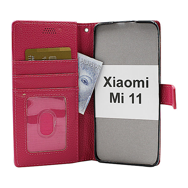 New Standcase Wallet Xiaomi Mi 11 Svart