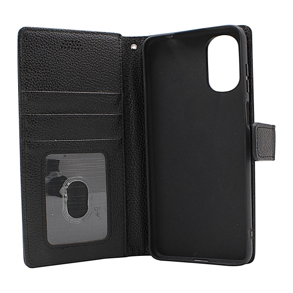 New Standcase Wallet Motorola Moto E32s Brun