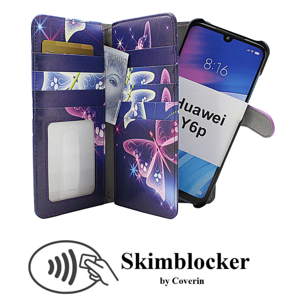 Skimblocker XL Magnet Designwallet Huawei Y6p