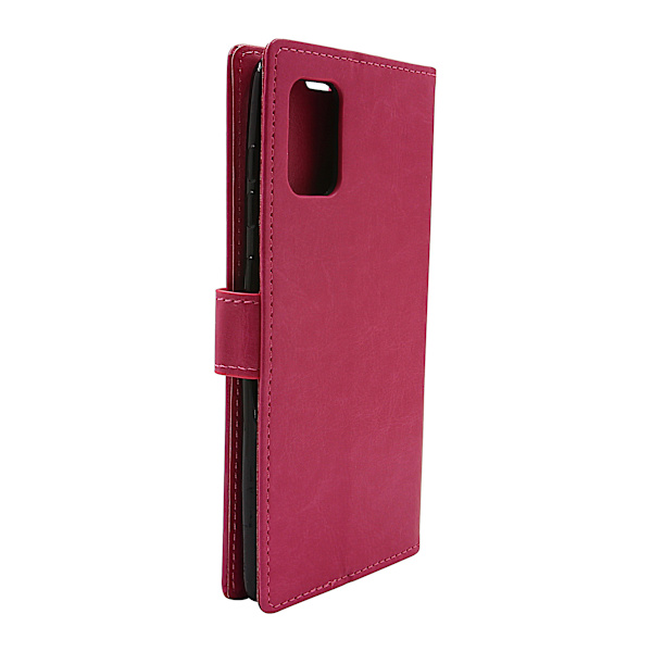 Crazy Horse Wallet Samsung Galaxy A71 (A715F/DS) Hotpink