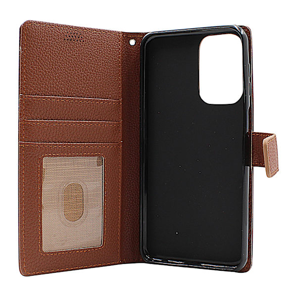 New Standcase Wallet Samsung Galaxy A23 5G (A236B) Ljusblå