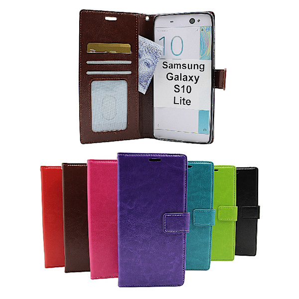 Crazy Horse Wallet Samsung Galaxy S10 Lite (G770F) Svart