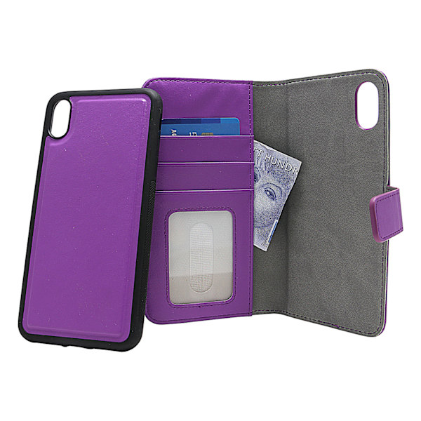 Skimblocker Magnet Wallet iPhone Xs Max Lila