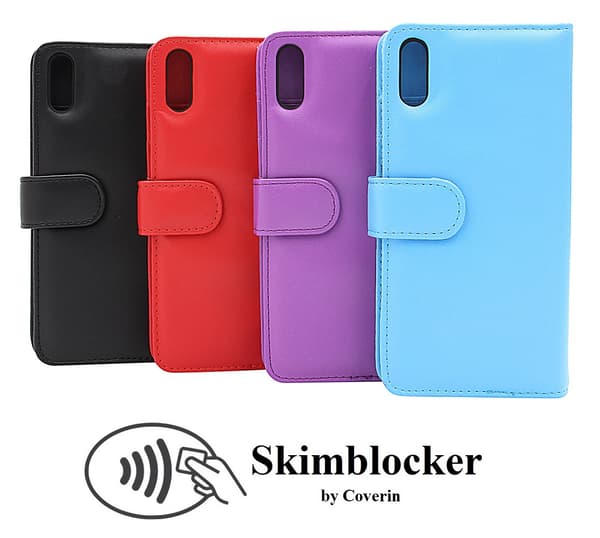 Skimblocker Plånboksfodral Sony Xperia L3 Ljusblå