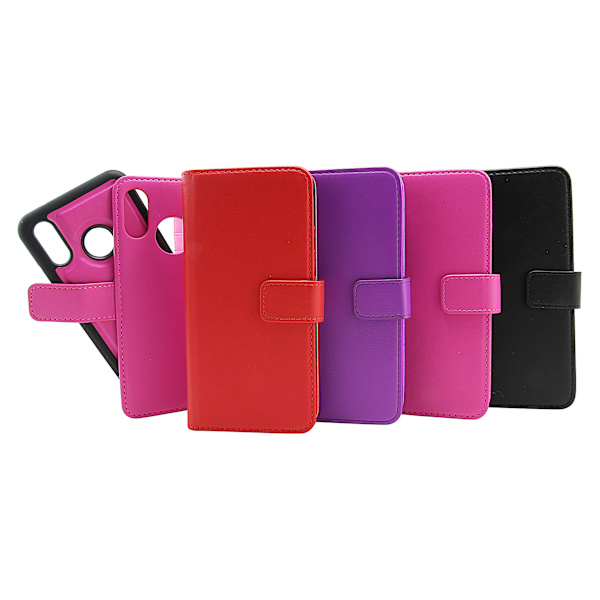 Skimblocker Magnet Wallet Huawei P20 Lite Hotpink
